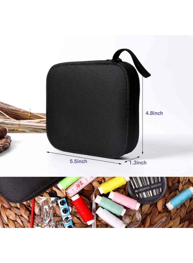 ميتوي 86 قطعة طقم خياطة السفر المحمولة لوازم الخياطة اكسسوارات للبالغين ، المبتدئين ، المنزل ، الطوارئ ، بما في ذلك إبرة و طقم خيوط ، مقص ، شريط القياس ، التماس الممزق - Image 3